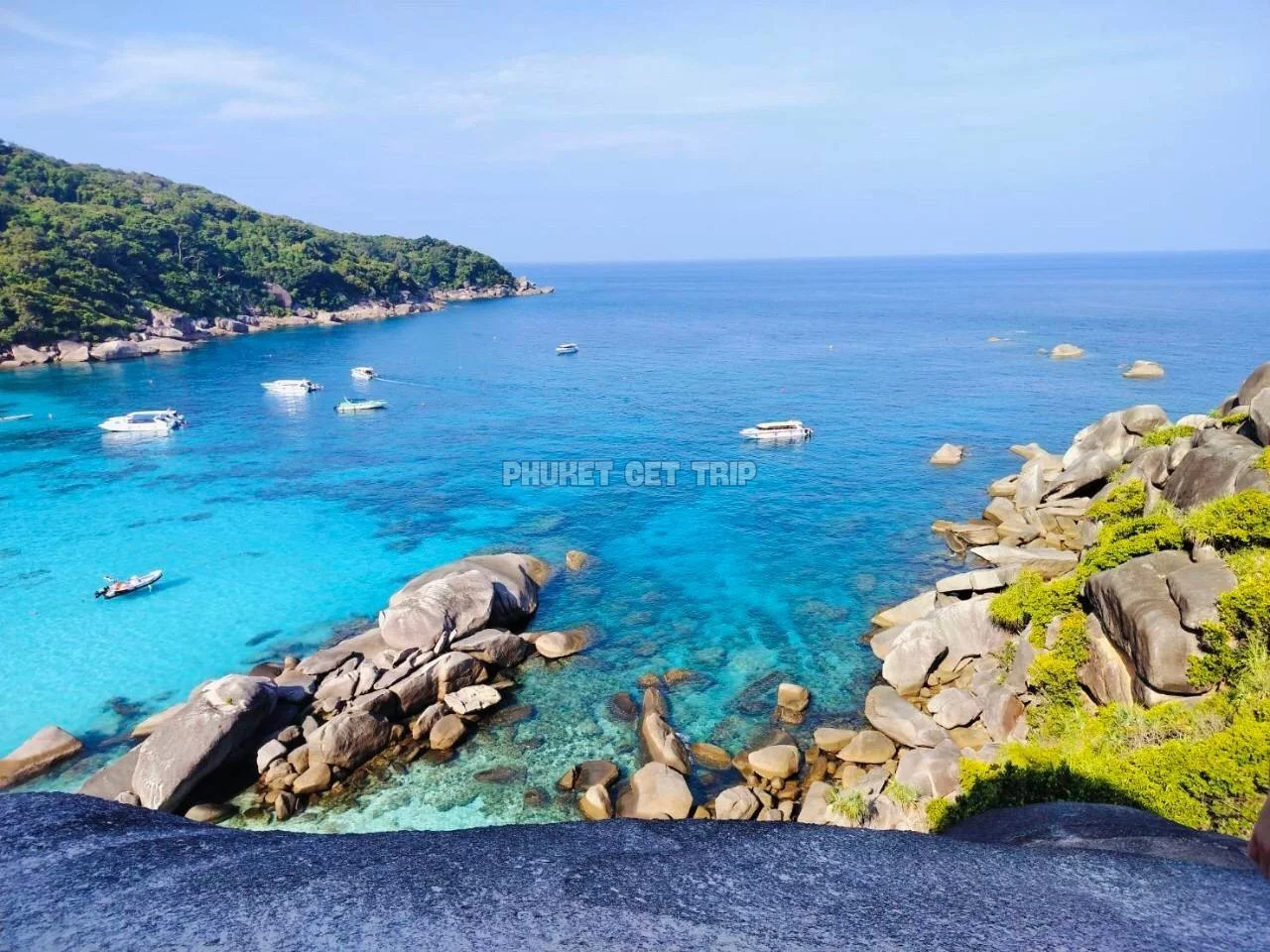 Симиланские острова на катере из Као Лак